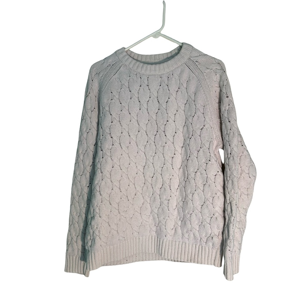 H&M label of graded goods cream Cable Knit Sweater